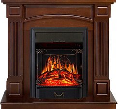 Royal Flame Boston с очагом Majestic FX Black темный дуб