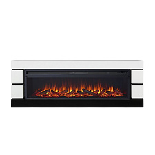 Royal Flame Modern Белый с черным с очагом Vision 60 LOG LED