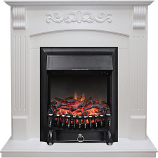 Royal Flame Sorrento с очагом Fobos FX Black белый дуб