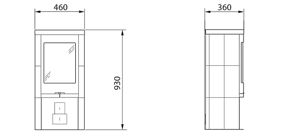 Камины из талькомагнезита Contura 820T_4